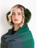 Green Faux Fur Earmuffs by Complit