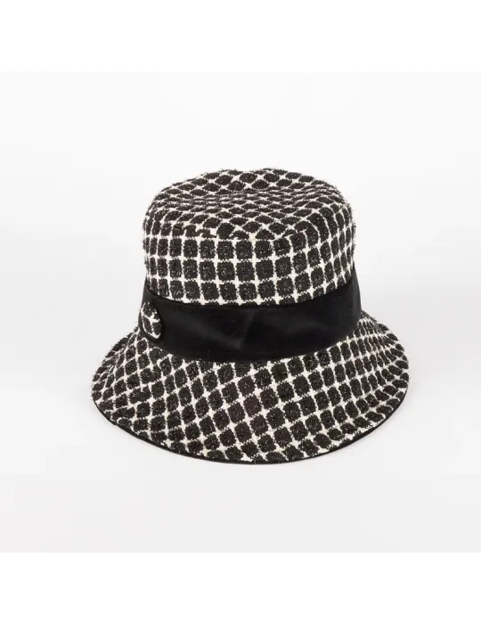 Chanel-Style Cloche Hat with Velvet details | Complit Italian Elegance