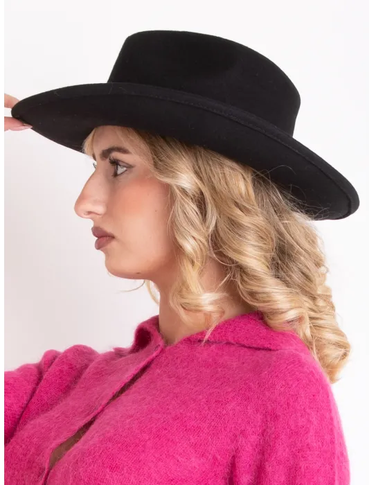 Complit Fashion Hats | Cappello Cowboy in feltro di lana nero unisex