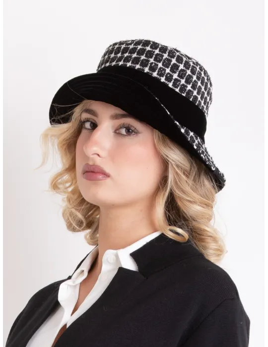 Chanel-Style Cloche Hat with Velvet details | Complit Italian Elegance