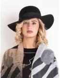 Complit Fashion Hats | Cappello elegante nero a falda larga