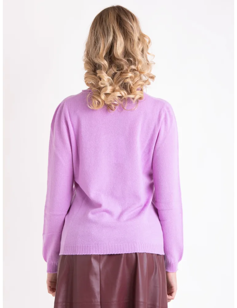 Volpato Italy | Lilac 100% pure cashmere sweater