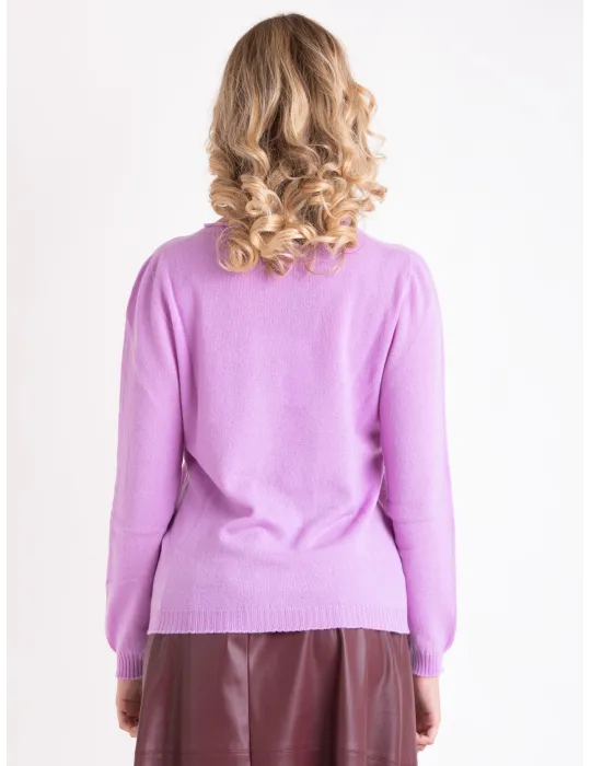 Volpato Italy | Lilac 100% pure cashmere sweater
