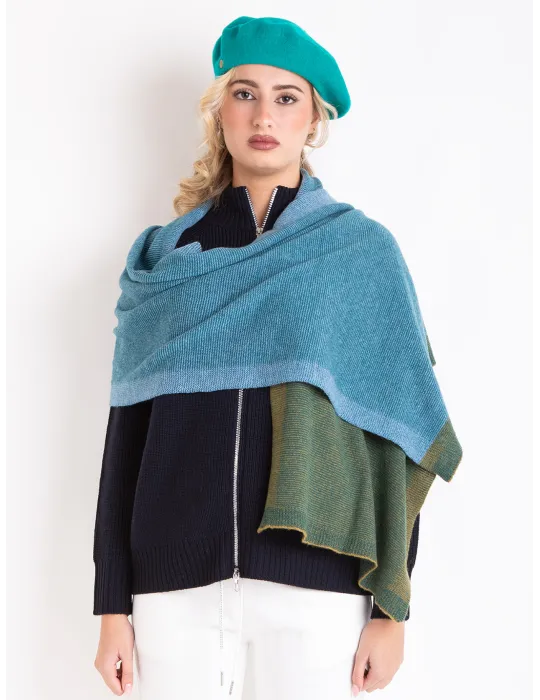 Sciarpa in cashmere a fili alterni Nicki Colombo
