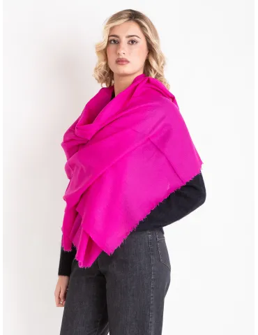 Wool and Silk Large Pashmina Scarf – Simple Elegance, Made in Italy 2