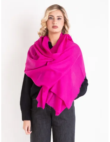 Wool and Silk Large Pashmina Scarf – Simple Elegance, Made in Italy