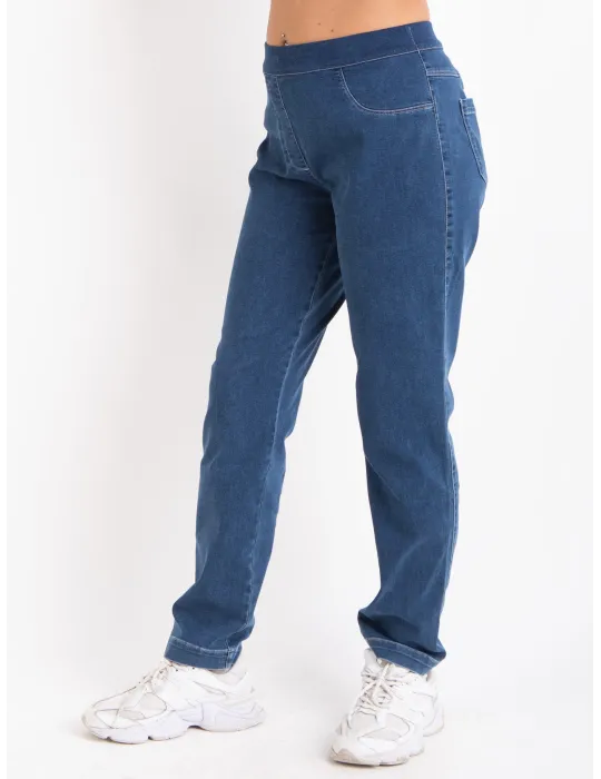 Volpato Authentic Italian Denim | Black jeans trousers with rhinestones