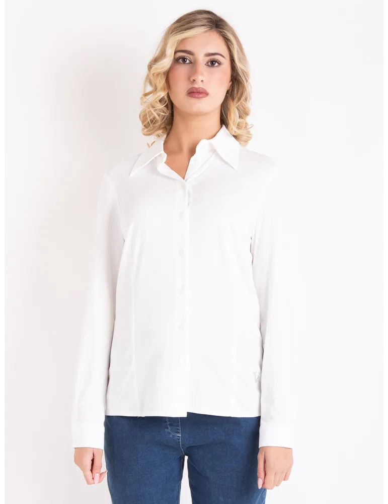 Volpato Abbigliamento Donna | Camicia bianca anni 70 fino taglia 60 Volpato Abbigliamento Donna | Camicia bianca anni 70 fino taglia 60