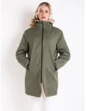 Parka reversibile in cotone e pelliccia fino alla taglia 60 by Volpato