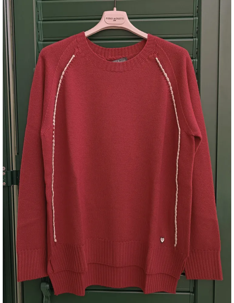 Riva Tricot Nibionno | Maglione pullover in pura lana merino Gatto Riva Tricot Nibionno | Maglione pullover in pura lana merino Gatto