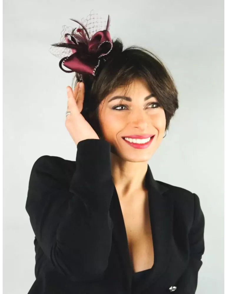 Cappelli donna Complit | Cappello marrone coccio in lana con ricamo