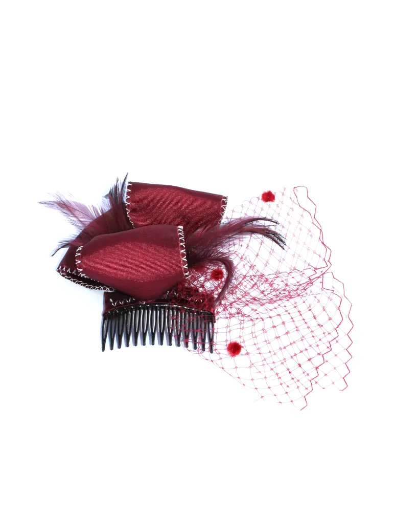 Cappelli donna Complit | Cappello marrone coccio in lana con ricamo