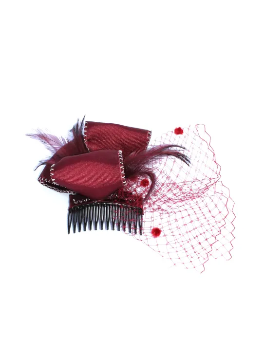 Cappelli donna Complit | Cappello marrone coccio in lana con ricamo