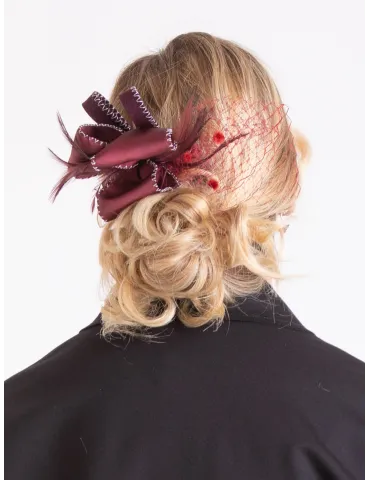Formal hairstyles Combs with ribbon and plumes by Complit