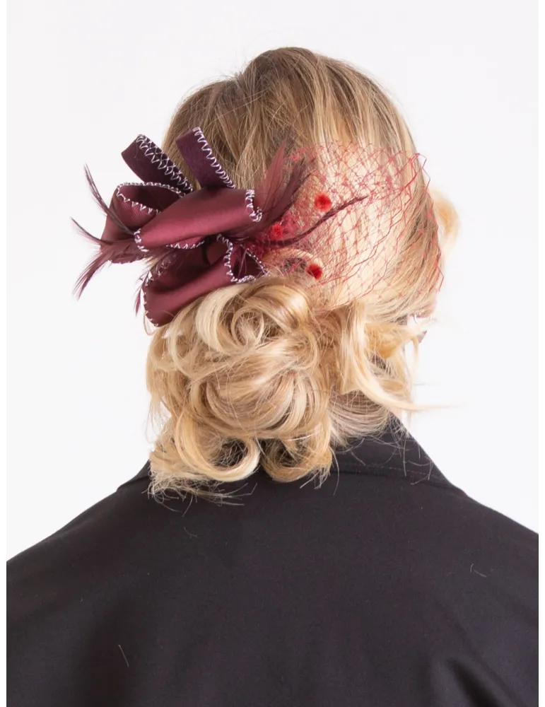 Cappelli donna Complit | Cappello marrone coccio in lana con ricamo Cappelli donna Complit | Cappello marrone coccio in lana con ricamo