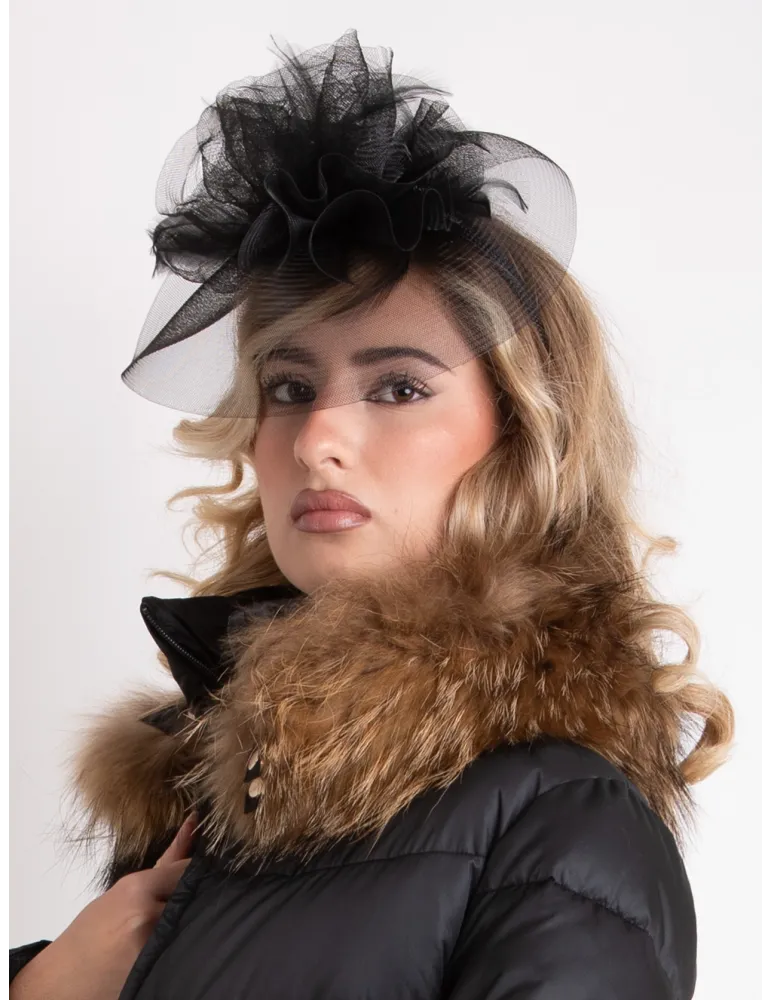 Cappelli donna Complit | Cappello marrone coccio in lana con ricamo