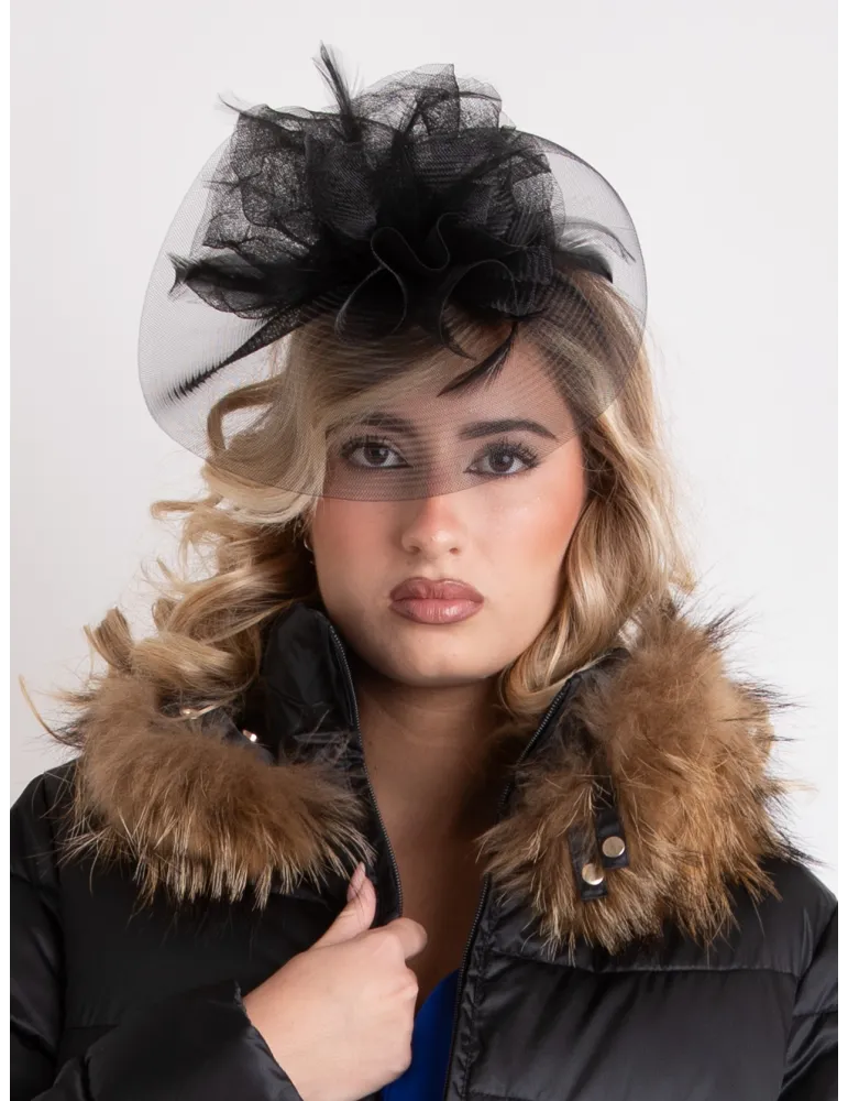 Cappelli donna Complit | Cappello marrone coccio in lana con ricamo Cappelli donna Complit | Cappello marrone coccio in lana con ricamo