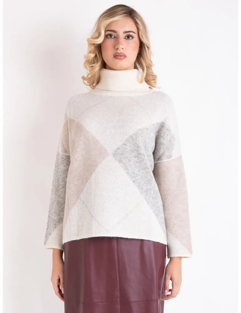 Frida Madè Italian Knitwear | Precious wools turtleneck thick sweater Frida Madè Italian Knitwear | Precious wools turtleneck thick sweater