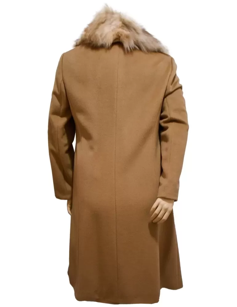 Cappotto lana collo pelliccia Hella