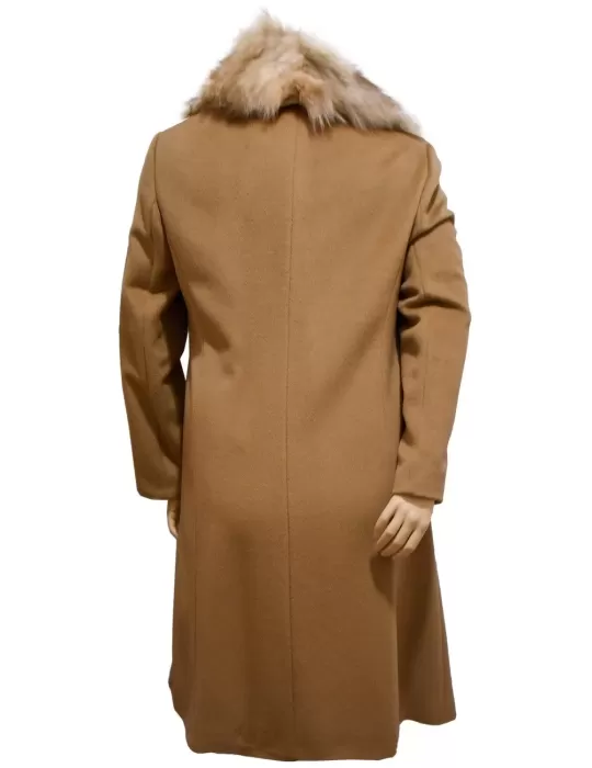 Vente en ligne cou laine manteau fourrure Hella