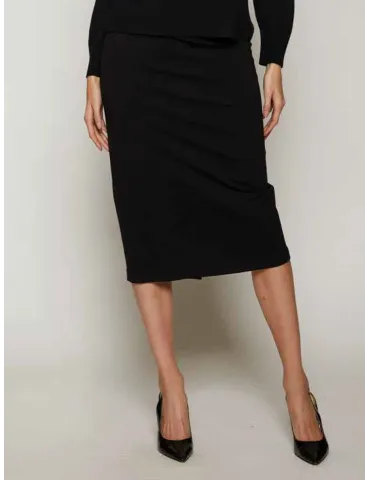 Francesca Mercuriali black midi pencil skirt