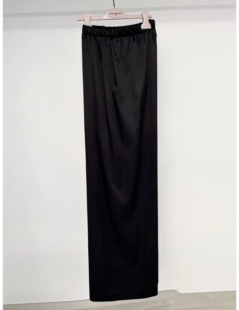 Piero Moretti Black Silk Three-Piece Formal Pant Suit