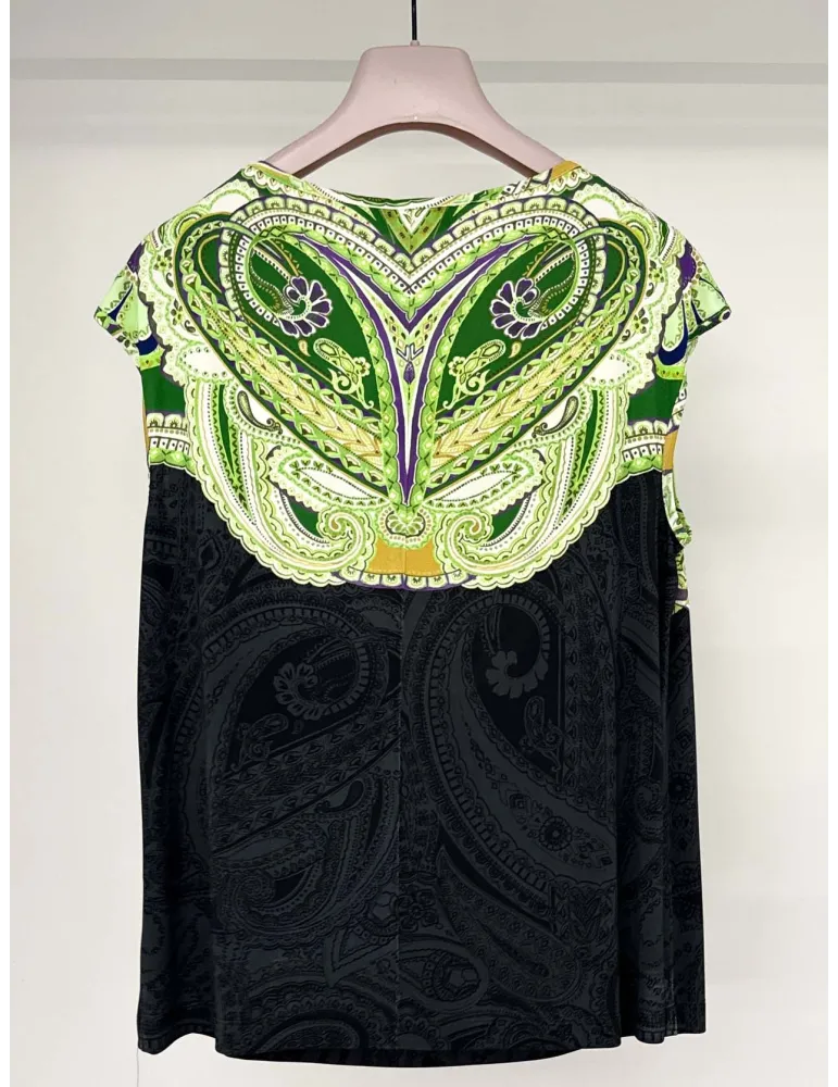 Piero Moretti SS 2026 Plus size floral printed two pieces twinset