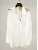Camicia bianca destrutturata in mussola | 6.5LAB by Zanetti 1965