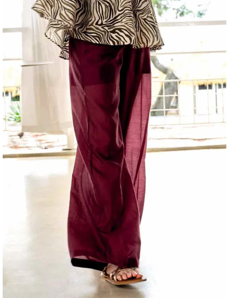 Volpato black cotton silk cargo trousers with embroidery