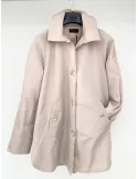 Rubamori Beige Waterproof Trench Coat with Back Pleat