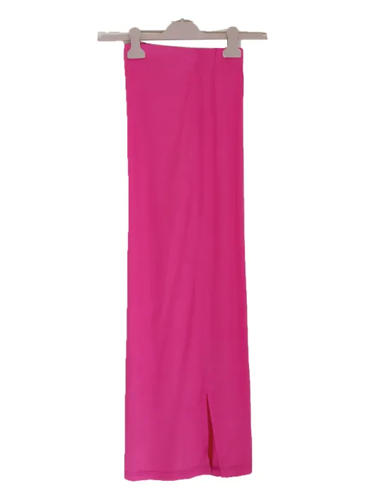 Olivia Rei Completo blusa pantaloni in raso di viscosa fucsia fino alla 56