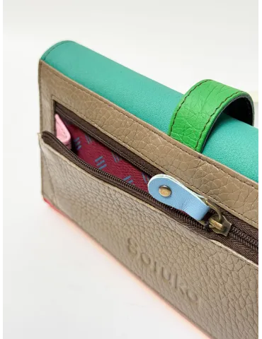 Multicolour Genuine Leather Wallet by Soruka 2