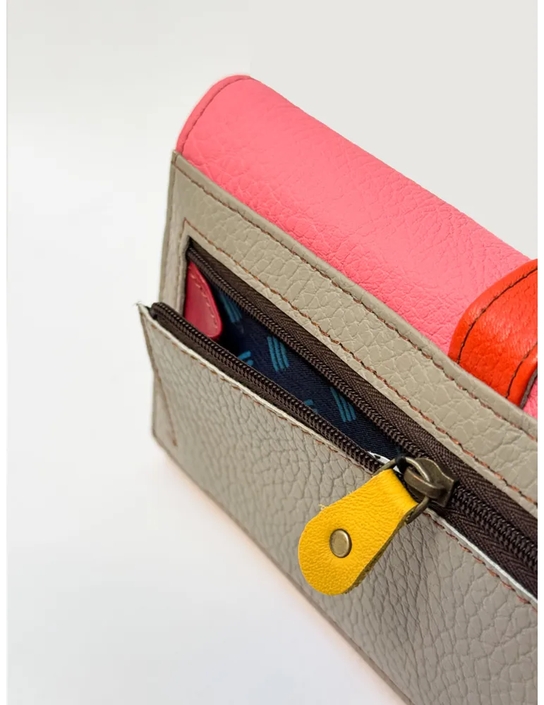 Multicolour Genuine Leather Wallet by Soruka