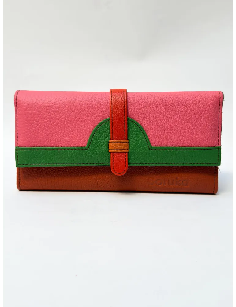 Multicolour Genuine Leather Wallet by Soruka