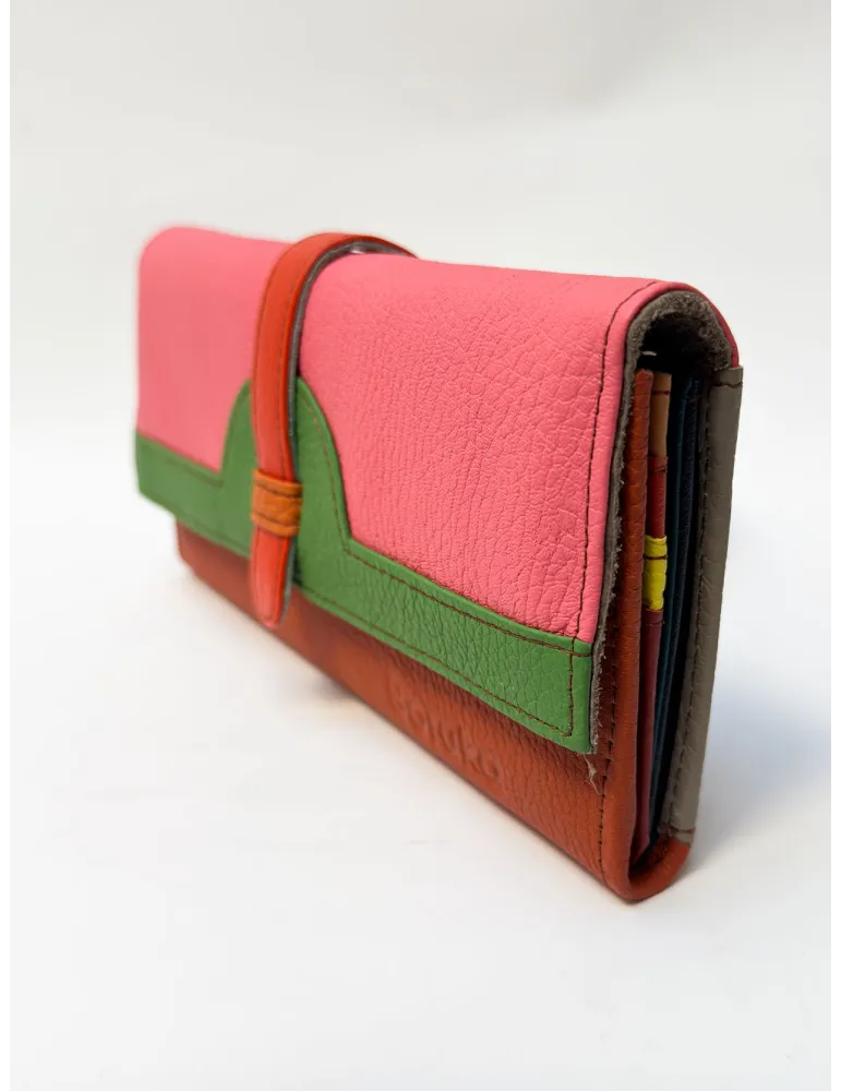 Multicolour Genuine Leather Wallet by Soruka