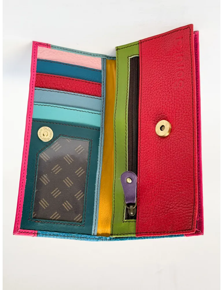 Multicolour Genuine Leather Wallet by Soruka