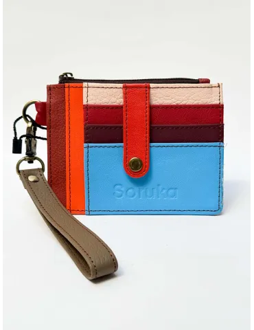 Multicolour Genuine Leather Wallet by Soruka