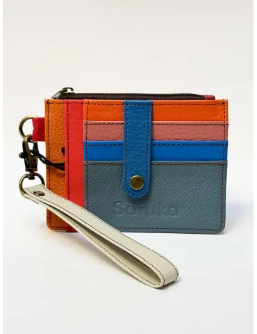 Multicolour Genuine Leather Wallet by Soruka
