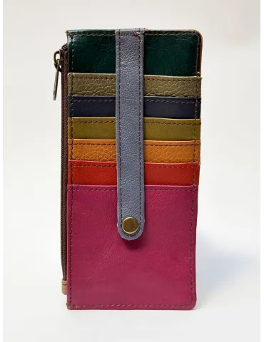 Multicolour Genuine Leather Wallet by Soruka