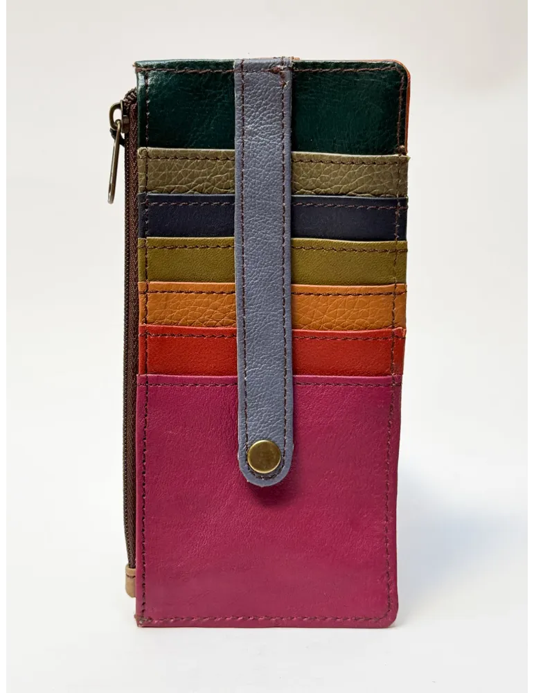 Multicolour Genuine Leather Wallet by Soruka