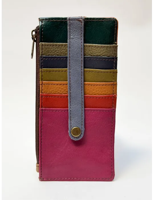 Multicolour Genuine Leather Wallet by Soruka