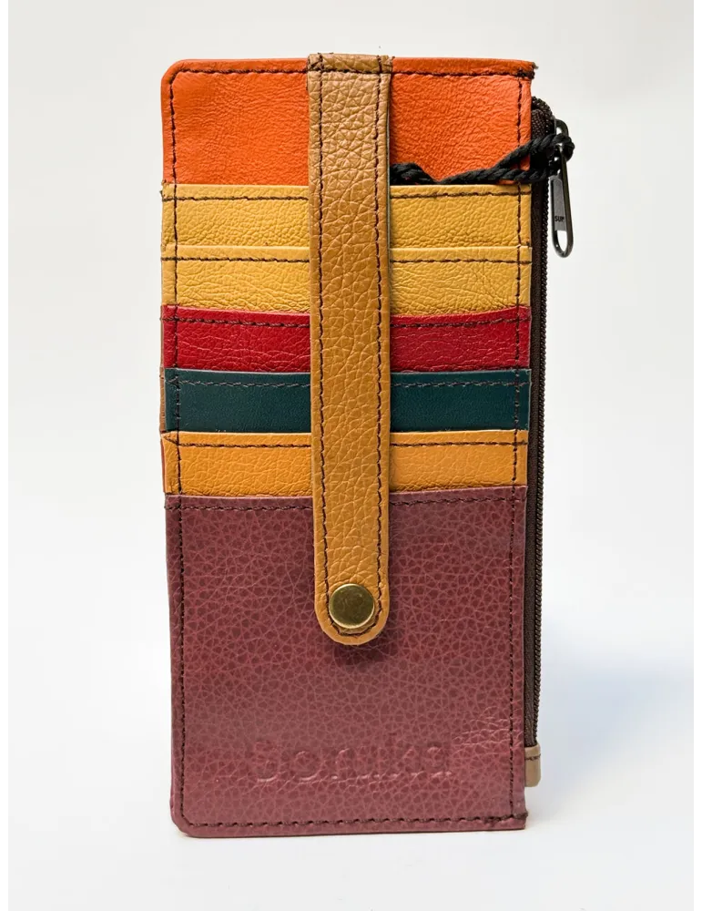 Multicolour Genuine Leather Wallet by Soruka