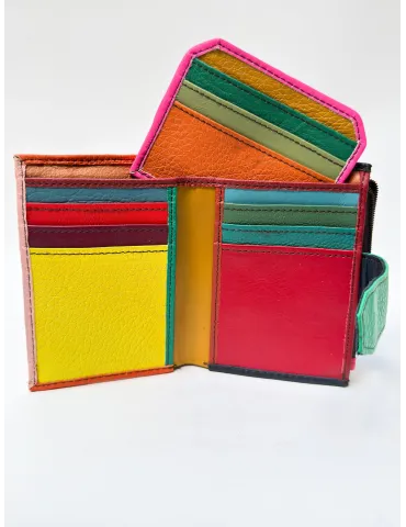 Multicolour Genuine Leather Wallet by Soruka 2