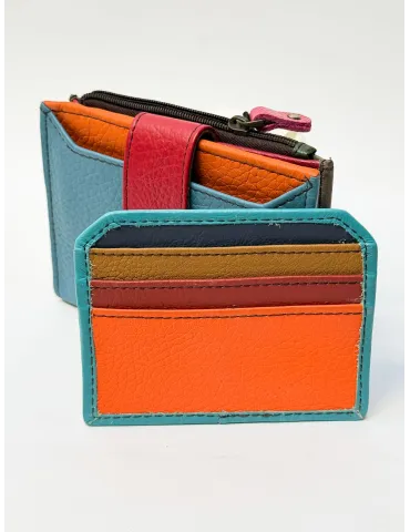 Multicolour Genuine Leather Wallet by Soruka 2