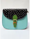 Genuine Leather Bag with Hand-Painted Pony Hair by Soruka