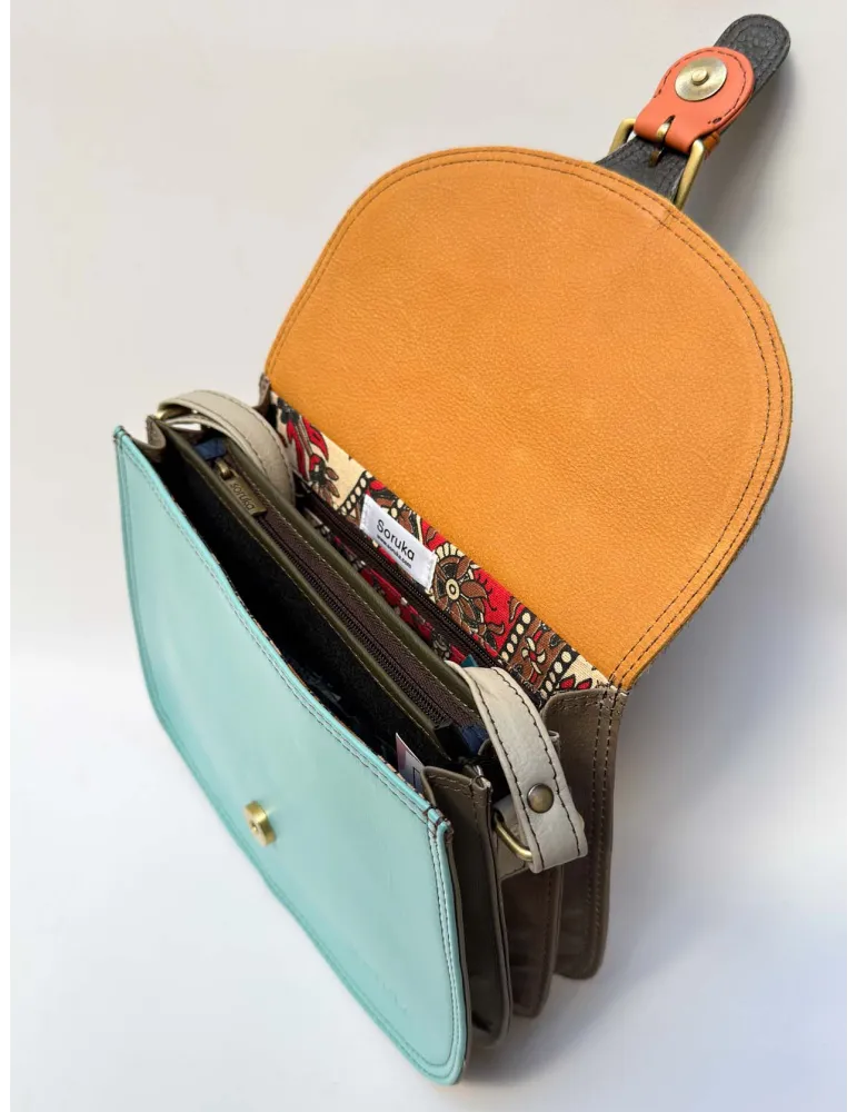 Soruka borse e accessori in vera pelle progetto equo-solidale