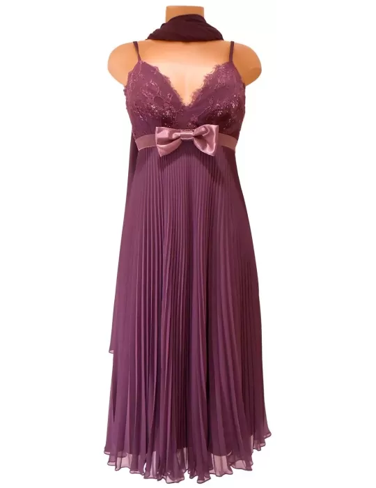 Vendita on line abito da cerimonia con bellissima scollatura pizzo Vendita on line abito da cerimonia con bellissima scollatura pizzo