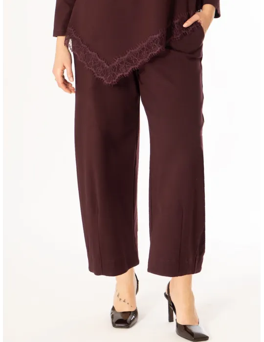 Burgundy carrot - balloon Trousers