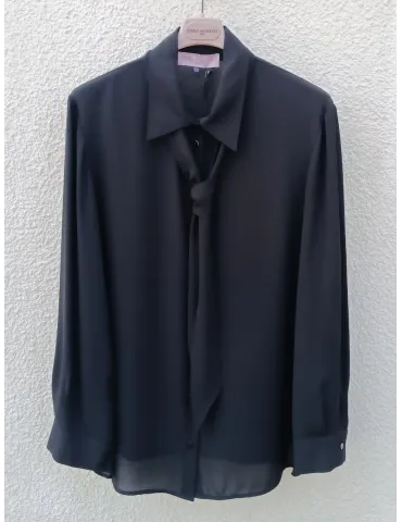 Piero Moretti | Camicia in seta con sciarpetta fino alla tg 60