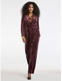 Piero Moretti dusty rose velvet pant Suit for Ceremonies – Up to Size 60